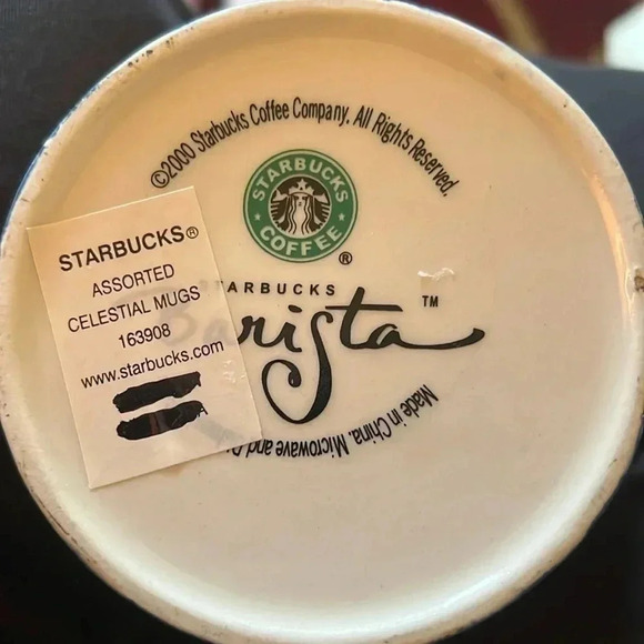 Starbucks Barista Limited Edition Rare 2000 Shooting Star Large 20 Oz Mug. - Picture 2 of 15